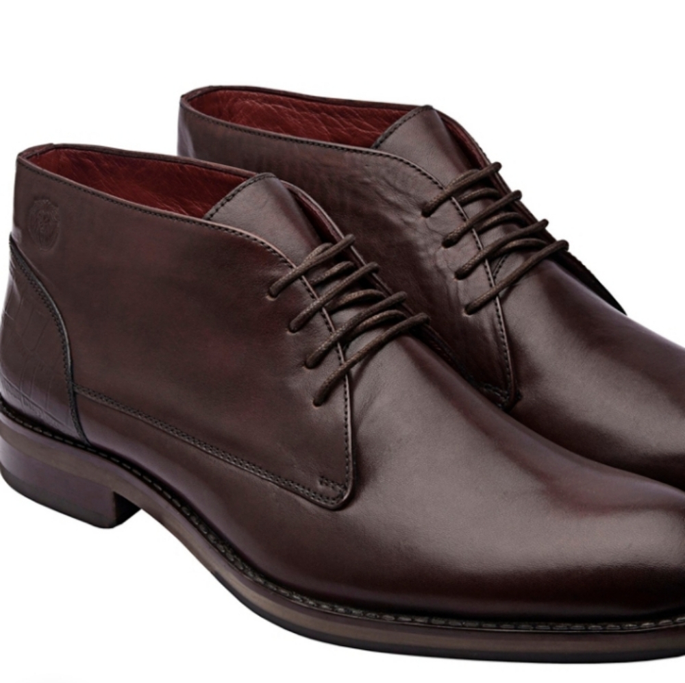 Allonsi Men's Brown Ankle Boots